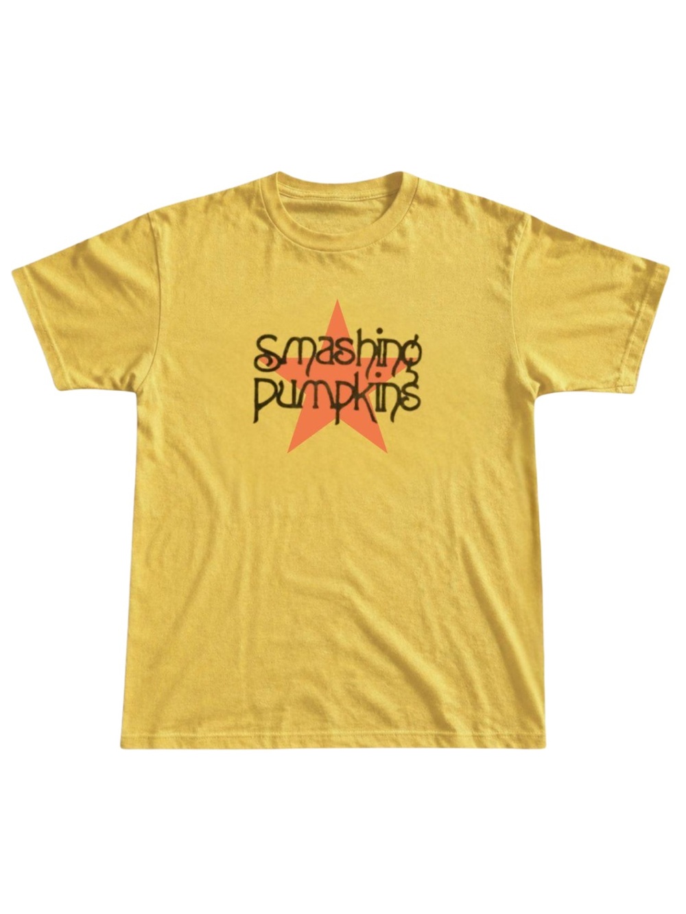 Gildan Smashing Pumpkins Yellow Star Graphic Tee